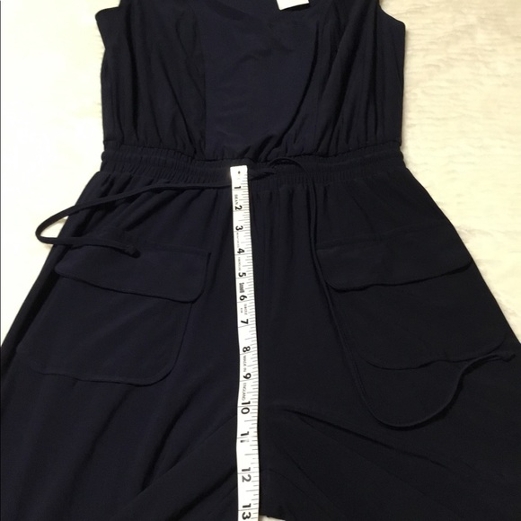 Simply Vera Wang Navy Sleeveless Jumpsuit size XS NWT - Picture 7 of 11